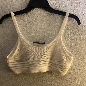 Knitted crop top